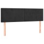 Headboards 2 units black velvet 72x5x78/88 cm by vidaXL, Headboards and footboards - Ref: Foro24-345800, Price: 60,69 €, Disc...