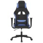 Black and blue fabric massage gaming chair by vidaXL, Gaming chairs - Ref: Foro24-345497, Price: 128,74 €, Discount: %