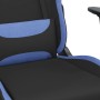 Black and blue fabric massage gaming chair by vidaXL, Gaming chairs - Ref: Foro24-345497, Price: 128,74 €, Discount: %