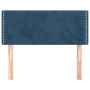 Dark blue velvet headboard 80x5x78/88 cm by vidaXL, Headboards and footboards - Ref: Foro24-345882, Price: 42,99 €, Discount: %