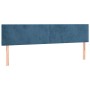 Headboards 2 units of dark blue velvet 80x5x78/88 cm by vidaXL, Headboards and footboards - Ref: Foro24-345822, Price: 60,57 ...