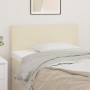 Cream synthetic leather headboard 80x5x78/88 cm by vidaXL, Headboards and footboards - Ref: Foro24-345734, Price: 37,70 €, Di...