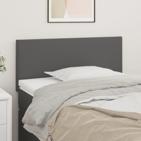 Cabecero de cuero sintético gris 90x5x78/88 cm de vidaXL, Cabeceros y pies de cama - Ref: Foro24-345756, Precio: 45,02 €, Des...