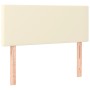 Cream synthetic leather headboard 90x5x78/88 cm by vidaXL, Headboards and footboards - Ref: Foro24-345754, Price: 39,64 €, Di...