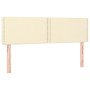 Headboards 2 units cream-colored synthetic leather 72x5x78/88 cm by vidaXL, Headboards and footboards - Ref: Foro24-345934, P...