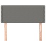 Dark gray fabric headboard 90x5x78/88 cm by vidaXL, Headboards and footboards - Ref: Foro24-345885, Price: 45,99 €, Discount: %