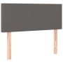 Gray synthetic leather headboard 80x5x78/88 cm by vidaXL, Headboards and footboards - Ref: Foro24-345736, Price: 42,88 €, Dis...