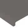 Gray synthetic leather headboard 80x5x78/88 cm by vidaXL, Headboards and footboards - Ref: Foro24-345736, Price: 43,66 €, Dis...