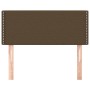 Dark brown fabric headboard 100x5x78/88 cm by vidaXL, Headboards and footboards - Ref: Foro24-345907, Price: 39,68 €, Discoun...