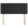 Black synthetic leather headboard 100x5x78/88 cm by vidaXL, Headboards and footboards - Ref: Foro24-345912, Price: 39,99 €, D...