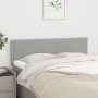 Headboards 2 units light gray fabric 72x5x78/88 cm by vidaXL, Headboards and footboards - Ref: Foro24-345924, Price: 66,99 €,...