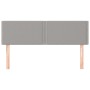 Headboards 2 units light gray fabric 72x5x78/88 cm by vidaXL, Headboards and footboards - Ref: Foro24-345924, Price: 66,99 €,...