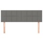 Headboards 2 units dark gray fabric 72x5x78/88 cm by vidaXL, Headboards and footboards - Ref: Foro24-346047, Price: 60,89 €, ...