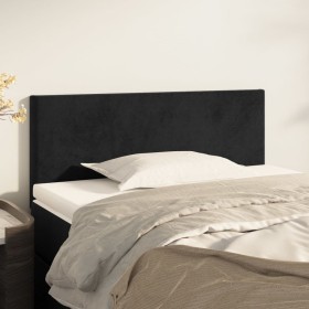 Black velvet headboard 90x5x78/88 cm by vidaXL, Headboards and footboards - Ref: Foro24-345760, Price: 45,18 €, Discount: %