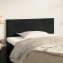 Black velvet headboard 90x5x78/88 cm by vidaXL, Headboards and footboards - Ref: Foro24-345760, Price: 46,56 €, Discount: %