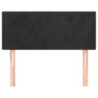 Black velvet headboard 90x5x78/88 cm by vidaXL, Headboards and footboards - Ref: Foro24-345760, Price: 46,56 €, Discount: %