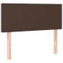 Brown synthetic leather headboard 100x5x78/88 cm by vidaXL, Headboards and footboards - Ref: Foro24-345775, Price: 46,25 €, D...