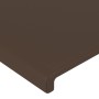 Cabecero de cuero sintético marrón 100x5x78/88 cm de vidaXL, Cabeceros y pies de cama - Ref: Foro24-345775, Precio: 46,25 €, ...