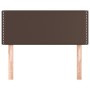 Brown synthetic leather headboard 100x5x78/88 cm by vidaXL, Headboards and footboards - Ref: Foro24-345915, Price: 40,32 €, D...