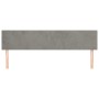 Headboards 2 units of light gray velvet 100x5x78/88 cm by vidaXL, Headboards and footboards - Ref: Foro24-345858, Price: 66,7...