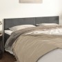 Headboards 2 units of dark gray velvet 100x5x78/88 cm by vidaXL, Headboards and footboards - Ref: Foro24-345859, Price: 65,39...