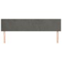 Headboards 2 units of dark gray velvet 100x5x78/88 cm by vidaXL, Headboards and footboards - Ref: Foro24-345859, Price: 65,45...