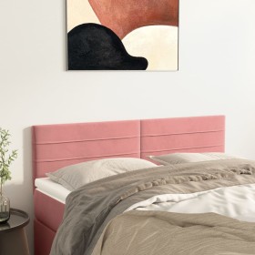 Kopfteile 2 Einheiten rosa Samt 72x5x78/88 cm von vidaXL, Kopf- und Fußteile - Ref: Foro24-346157, Preis: 60,99 €, Rabatt: %