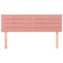 Cabeceros 2 unidades terciopelo rosa 72x5x78/88 cm de vidaXL, Cabeceros y pies de cama - Ref: Foro24-346157, Precio: 60,99 €,...