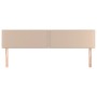 Headboards 2 units cappuccino synthetic leather 100x5x78/88 cm by vidaXL, Headboards and footboards - Ref: Foro24-345997, Pri...