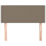 Taupe gray fabric headboard 100x5x78/88 cm by vidaXL, Headboards and footboards - Ref: Foro24-345908, Price: 39,68 €, Discoun...