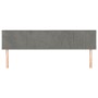 Headboards 2 units of light gray velvet 90x5x78/88 cm by vidaXL, Headboards and footboards - Ref: Foro24-346082, Price: 65,99...