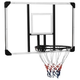 Transparentes Basketball-Rückbrett aus Polycarbonat, 106 x 69 x 3 cm von vidaXL, Basketball-Rückbretter - Ref: Foro24-93668, ...