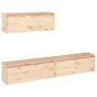 Muebles para TV 3 piezas madera maciza de pino de vidaXL, Muebles TV - Ref: Foro24-3100139, Precio: 193,35 €, Descuento: %