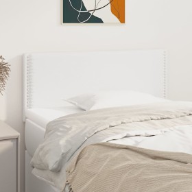 White synthetic leather headboard 100x5x78/88 cm by vidaXL, Headboards and footboards - Ref: Foro24-345913, Price: 49,33 €, D...