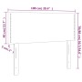 Cabecero de cuero sintético blanco 100x5x78/88 cm de vidaXL, Cabeceros y pies de cama - Ref: Foro24-345913, Precio: 49,99 €, ...