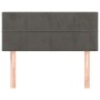 Dark gray velvet headboard 90x5x78/88 cm by vidaXL, Headboards and footboards - Ref: Foro24-346027, Price: 45,81 €, Discount: %