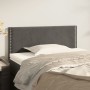 Cabecero de terciopelo gris oscuro 80x5x78/88 cm de vidaXL, Cabeceros y pies de cama - Ref: Foro24-345879, Precio: 43,74 €, D...