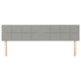 Headboards 2 units of light gray fabric 80x5x78/88 cm by vidaXL, Headboards and footboards - Ref: Foro24-346060, Price: 61,88...