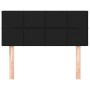 Black fabric headboard 100x5x78/88 cm by vidaXL, Headboards and footboards - Ref: Foro24-346034, Price: 47,30 €, Discount: %