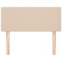 Cappuccino synthetic leather headboard 100x5x78/88 cm by vidaXL, Headboards and footboards - Ref: Foro24-345777, Price: 44,69...