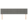 Headboards 2 units of dark gray fabric 90x5x78/88 cm by vidaXL, Headboards and footboards - Ref: Foro24-346075, Price: 88,33 ...