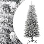 Árbol de Navidad artificial estrecho con nieve PVC y PE 120 cm de vidaXL, Arboles de navidad - Ref: Foro24-345193, Precio: 56...