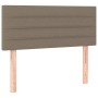 Taupe gray fabric headboard 90x5x78/88 cm by vidaXL, Headboards and footboards - Ref: Foro24-346120, Price: 46,99 €, Discount: %