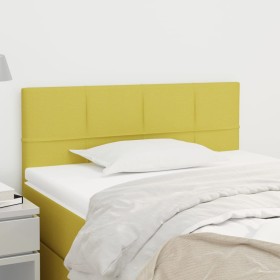 Green fabric headboard 90x5x78/88 cm by vidaXL, Headboards and footboards - Ref: Foro24-346025, Price: 35,99 €, Discount: %