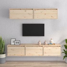 Muebles para TV 5 piezas madera maciza de pino de vidaXL, Muebles TV - Ref: Foro24-3100149, Precio: 236,10 €, Descuento: %