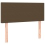 Dark brown fabric headboard 90x5x78/88 cm by vidaXL, Headboards and footboards - Ref: Foro24-345747, Price: 43,99 €, Discount: %