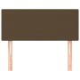 Dark brown fabric headboard 90x5x78/88 cm by vidaXL, Headboards and footboards - Ref: Foro24-345747, Price: 43,99 €, Discount: %