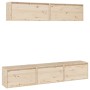 Muebles para TV 5 piezas madera maciza de pino de vidaXL, Muebles TV - Ref: Foro24-3100149, Precio: 246,77 €, Descuento: %