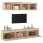 Muebles para TV 5 piezas madera maciza de pino de vidaXL, Muebles TV - Ref: Foro24-3100149, Precio: 246,77 €, Descuento: %