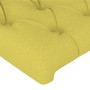 Cabecero de tela verde 100x7x78/88 cm de vidaXL, Cabeceros y pies de cama - Ref: Foro24-346333, Precio: 37,61 €, Descuento: %